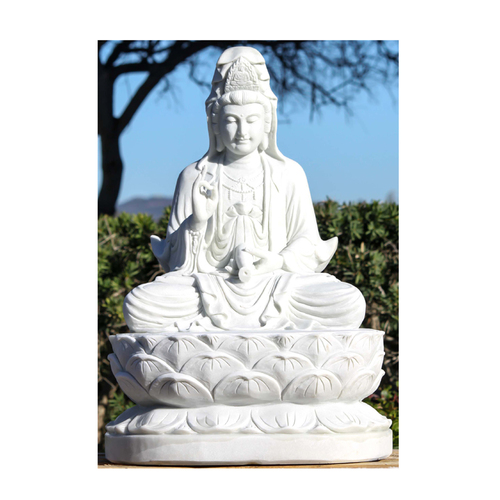 White Marble Buddha Statue from indian