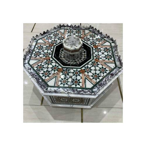 Latest Custom Design Handmade Indoor Marble Table Water Fountains For Home and Office Decorative Stone Water Fountain