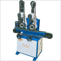 2 Head Hinges Polishing Machine - Mild Steel, 11 Hp, White-blue | Semi-automatic, Pristine Quality, Easy Installation, Less Maintenance