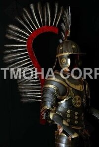 Medieval Steel Half Body Armour Roman Legatus Cuirass With Vendel Chain Helmet / Gothic Armor Suit HA0022