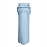 Pre Filter Housing - Plastic Material, 10" Size, White Color | Water Purifier Compatible, Ideal For Ro And Uv Systems