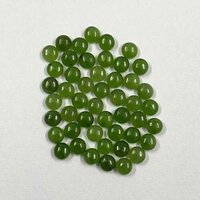 Nephrite Jade Round Cabochon Loose Gemstones