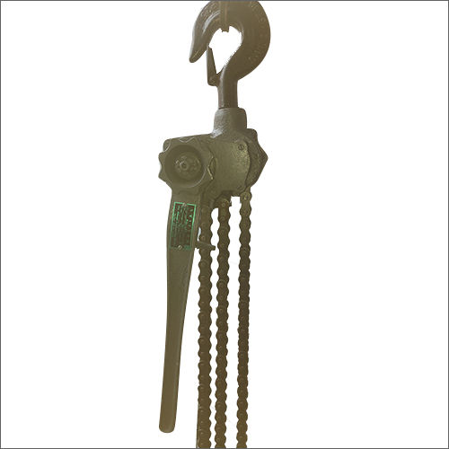 Green Industrial Ratchet Lever Hoist