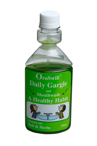 Oroswill Herbal Gargle And Mouthwash Age Group: Suitable For All Ages