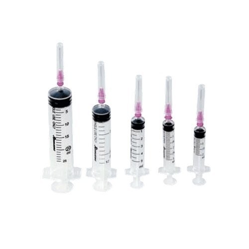 Plastic White Disposable Syringes With Needles