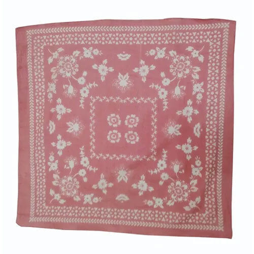 Printed Cotton Bandanas - Color: Pink