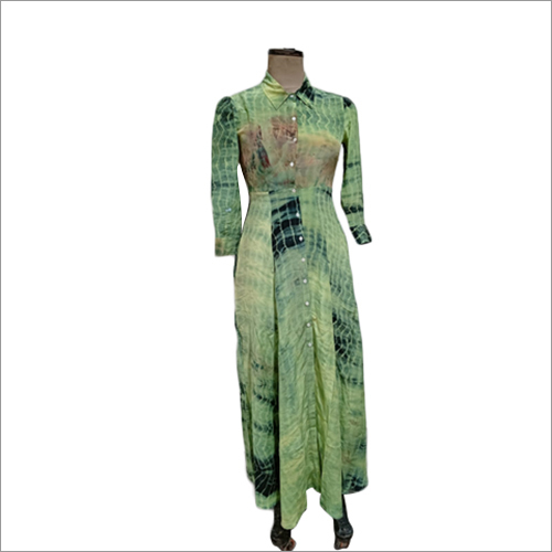Ladies Collar Neck Kurti - Cotton Material, Customized Size | Stylish and Comfortable Design for Everyday Wear
