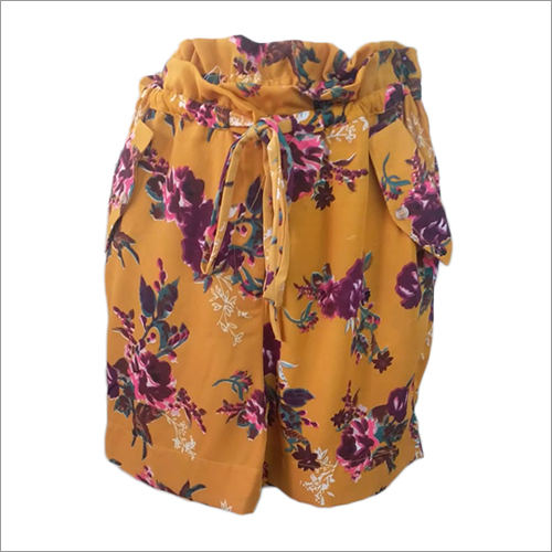 Ladies Shorts - Spandex Material, Customized Size, All Colors | Soft Texture, Intricate Patterns, Adorable Design for Modern Women