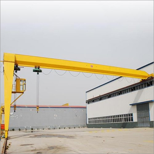 Semi Goliath Crane - Cast Iron, Span 1-30m, Hoist Speed 0-40 m/min | Electric Power Supply, Emergency Stop Feature, Industrial Usage