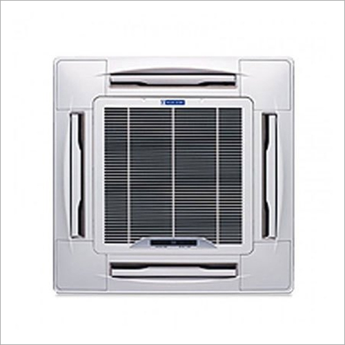 Cassette Air Conditioner - 2.0 TR 22000 BTU/h Cooling Capacity | 340-2380 m3/h Airflow Rate 3 Star Energy Efficiency White Finish