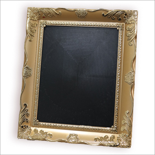 Golden Fancy Plastic Photo Frame
