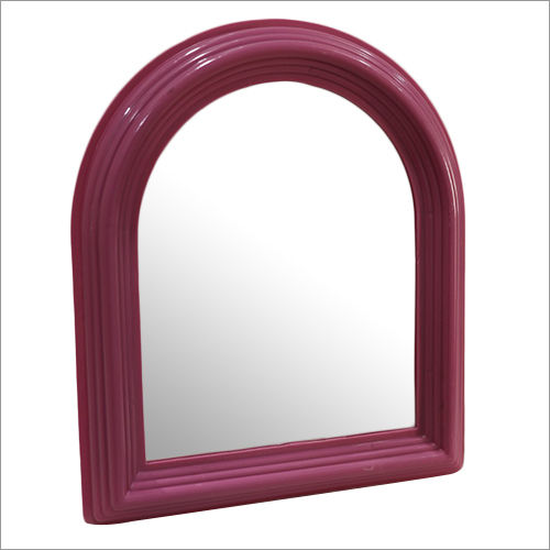 Purple Plastic Frame Mirror