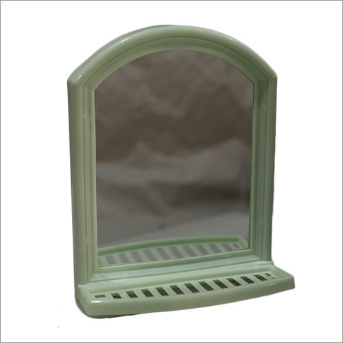 Green Plastic Frame Mirror