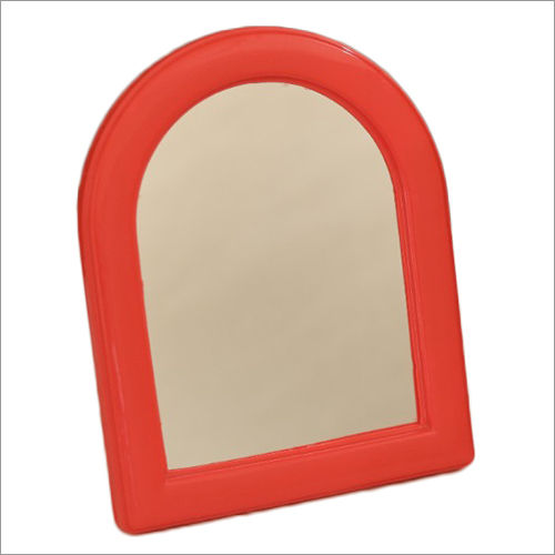 6x8 Inch Hero Red Plastic Frame Mirror