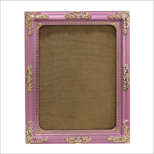 Purple Plastic Fancy Photo Frame