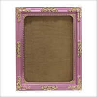 Purple Plastic Fancy Photo Frame - Abs Material, 9x12 Inch Size, Rectangle Shape, Wall Mounted Design | Perfect For Home Decoration And Gifting