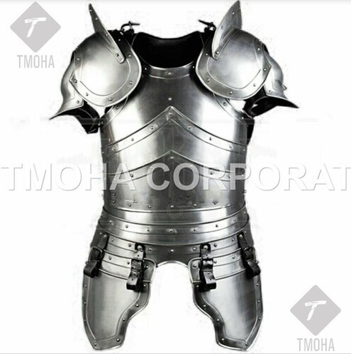 Medieval Steel Half Body Armour Roman Legatus Cuirass With Vendel Chain Helmet / Gothic Armor Suit HA0036