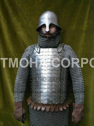 Medieval Chainmail Half Body Armour Suit 