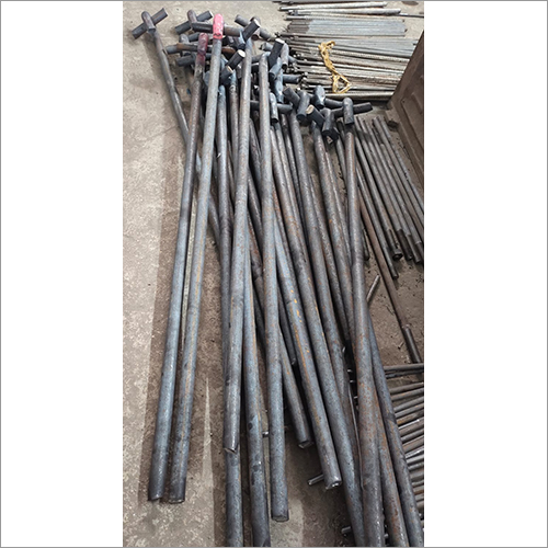 MS Foundation Bolt - Mild Steel, Various Sizes Available | Polished Finish, Industrial Grade for Diverse Applications