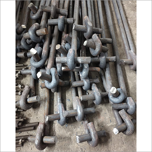 6 Feet MS Foundation Bolt - Industrial Grade, Powder Coated | Ideal for Industrial and Automobile Applications, Quality Tested by Experts