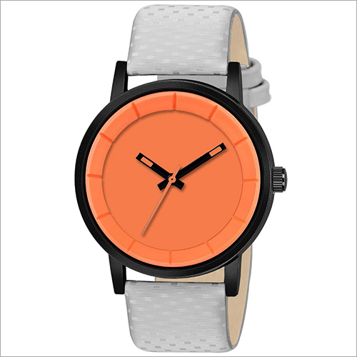 Orange Wrist Watch
