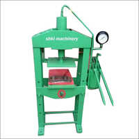Manual Slipper Sole Cutting Machine - Color: Green