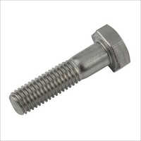 Stainless Steel Bolt - SS 304, 65 mm Size, Hot Rolled, Polished Finish - Silver Hexagon Head, Industrial Usage