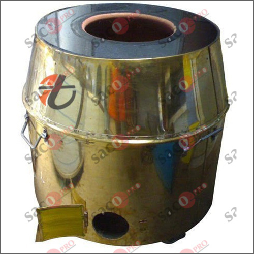 2 Charcoal Brass Gas Tandoor