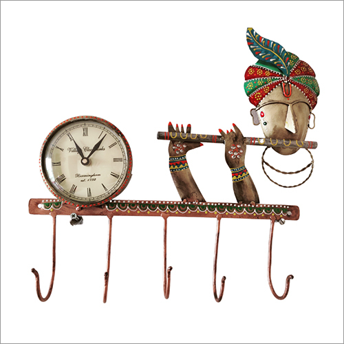 Clock Krishna Key Holder