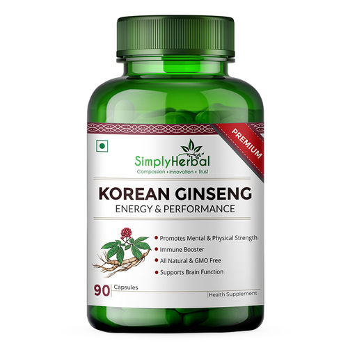 Korean Ginseng Capsules Supplement