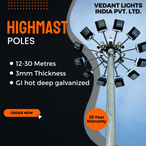 High Mast Pole Lighting: Led