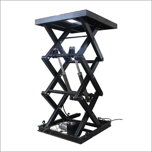 Battery And Electric Operated Scissor Lift - Hydraulic Powered, Durable Design | Strong Build Quality, Easy Installation, Industrial Use