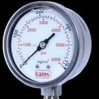 Liquid Filled Gauge - Stainless Steel, 2.5", 4", 6" Dial, Â±0.5% Accuracy | 0-6000 Psi Pressure Range, Various Mounting Options