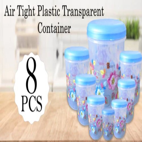 AIR TIGHT PLASTIC TRANSPARENT CONTAINER SET