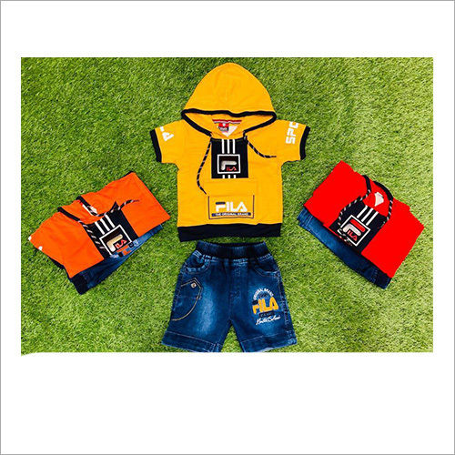 Kids Hoody T  Shirt Set