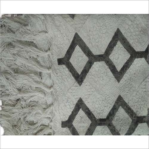 Cotton Pet Yarn Throw Blanket - 100% Premium Cotton, Luxurious Texture & Fashionable Tassel Fringe | Lightweight, Wrinkle & Fade Resistant for All Seasons