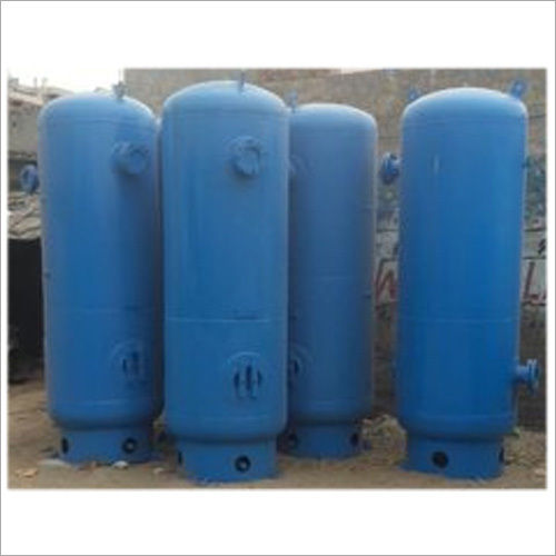 Blue Industrial Air Receiver Tank