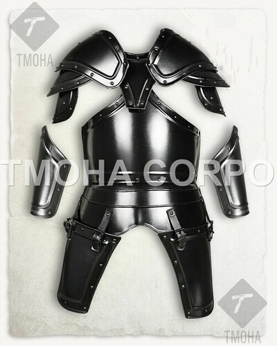 Medieval Steel Half Body Armour Roman Legatus Cuirass With Vendel Chain Helmet / Gothic Armor Suit HA0080