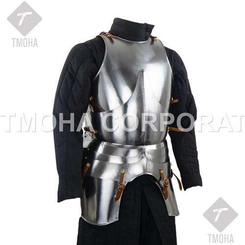 Medieval Steel Half Body Armour Roman Legatus Cuirass With Vendel Chain Helmet / Gothic Armor Suit HA0082