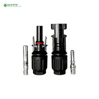 Black Nspv 1000vdc Solar Cable Connector  Evo2 Mc4 Connector