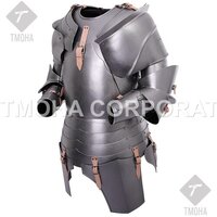 Medieval Steel Half Body Armour Roman Legatus Cuirass With Vendel Chain Helmet / Gothic Armor Suit HA0107