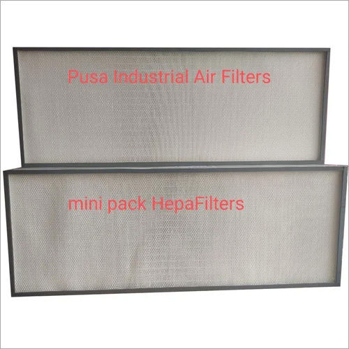 Grey Mini Pack Pleat Hepa Filter