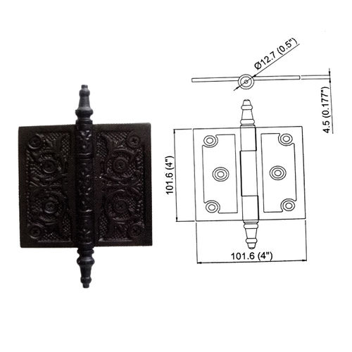 Cast Iron Hinges-400 Size: 100X75X3Mm