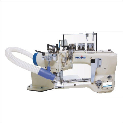 Off White Arm Flat Seamer Sewing Machine