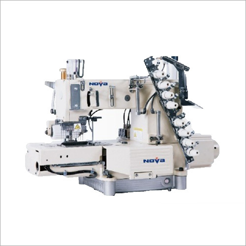 White Auto Thread Trimming Sewing Machine