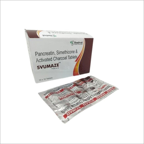 Pancreatin Simethicone Activated Charcoal Tablets
