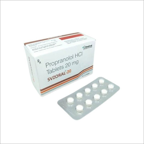 Propranolol Hcl Tablets 20Mg Shelf Life: 2 Years