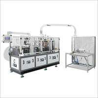 Industrial Paper Cup Forming Machine - Semi-automatic, Stainless Steel Construction | Plc Control System, Quality-centric Design