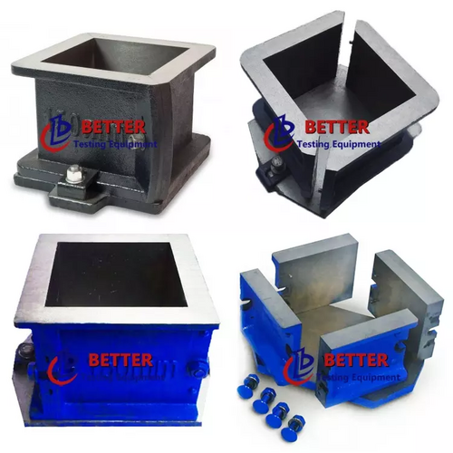 High Quality 100 150 mm Plastic Cast Iron Steel Concrete Cube Test Mould With Factory price