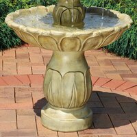 Tulip Designed 3 Tiered Outdoor Water Fountain